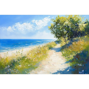 Summer Watercolor Canvas